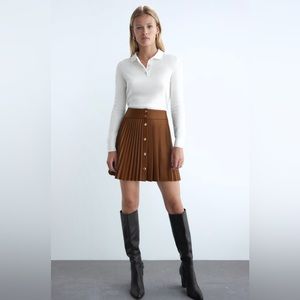 COPY - ZARA FAUX LEATHER SKIRT